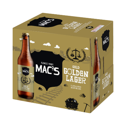 Show details for Mac's Gold Golden Lager Bottles 12x330ml Picture of Mac's Gold Golden Lager Bottles 12x330ml