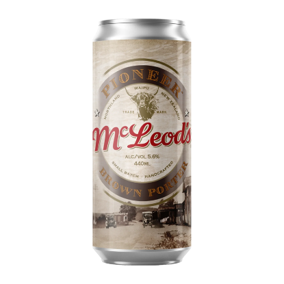 Picture of McLeod's Pioneer Brown Porter Can 440ml