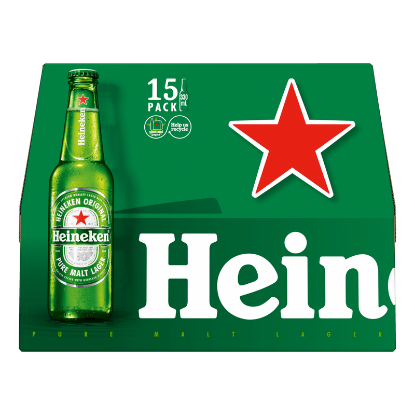Show details for Heineken Bottles 15x330ml Picture of Heineken Bottles 15x330ml