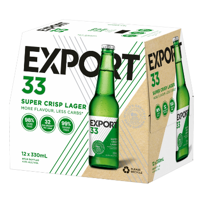 Show details for Export 33 Bottles 12x330ml Picture of Export 33 Bottles 12x330ml