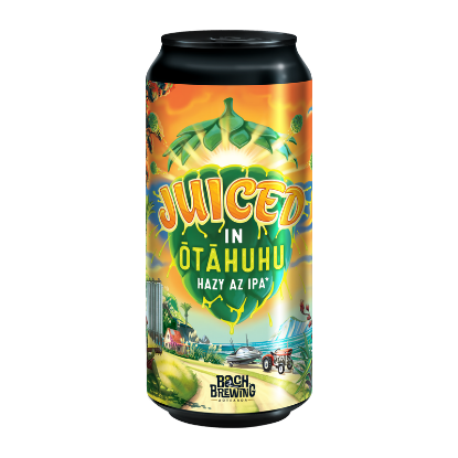 Picture of Bach Brewing Juiced in Otahuhu Hazy Az IPA Can 440ml