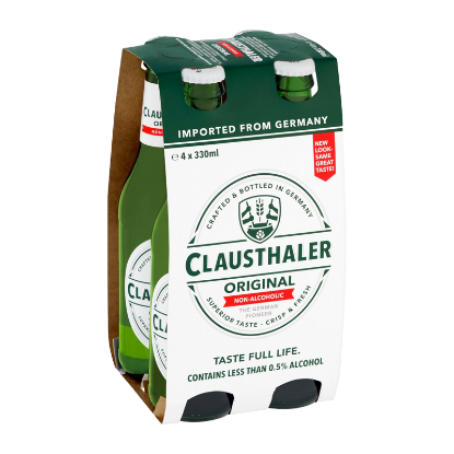 Picture of Clausthaler Original Non-Alcoholic Bottles 4x330ml
