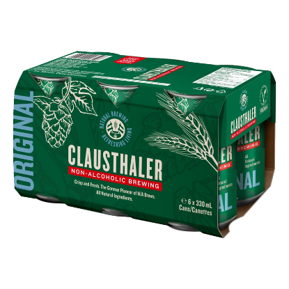 Picture of Clausthaler Original Non-Alcoholic Cans 6x330ml