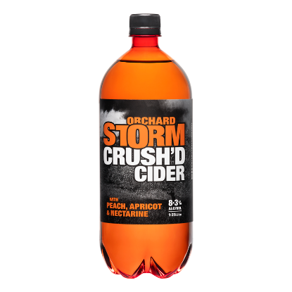 Picture of Orchard Storm Crush'd Cider Peach Apricot Nectarine PET Bottle 1.25 Litre