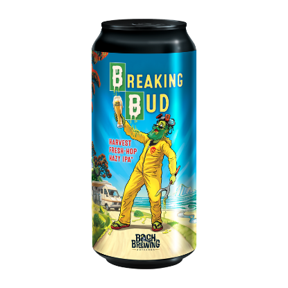 Picture of Bach Brewing Breaking Bud Harvest Fresh-Hop Hazy IPA Can 440ml