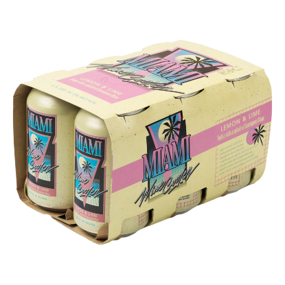 Picture of Miami Wine Cooler Lemon & Lime 5% Cans 6x330ml