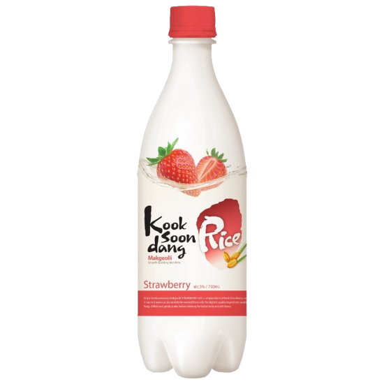 Picture of Kooksoondang Makgeolli Strawberry Rice Wine 750ml
