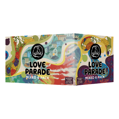 Picture of 8 Wired Love Parade Mixed 6 Pack Cans 6x330ml