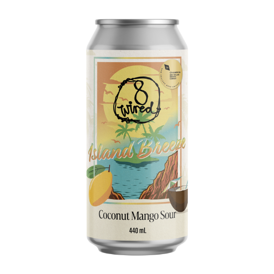 Picture of 8 Wired Island Breeze Coconut Mango Sour Can 440ml