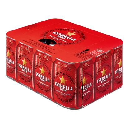 Picture of Estrella Damm Cans 12x330ml