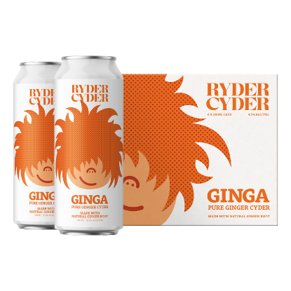 Picture of Ryder Cyder Ginga Pure Ginger Cyder Cans 6x330ml