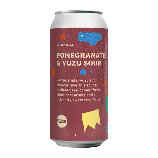 Picture of Sawmill Pomegranata & Yuzu Sour Can 440ml