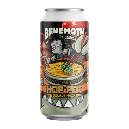 Picture of Behemoth Hop Pot DDH Double Hazy IPA Can 440ml