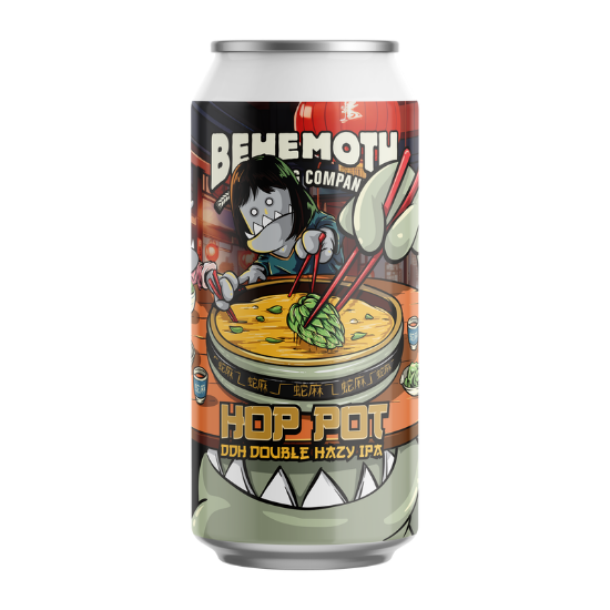 Picture of Behemoth Hop Pot DDH Double Hazy IPA Can 440ml