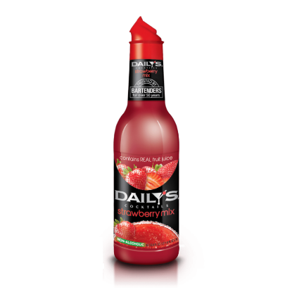 Picture of Daily's Cocktails Strawberry Mix Bottle 1 Litre