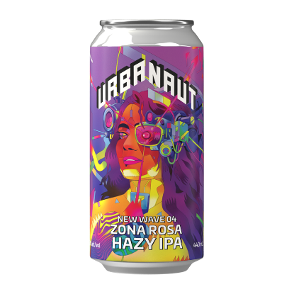 Picture of Urbanaut New Wave 04 Zona Rosa Hazy IPA Can 440ml