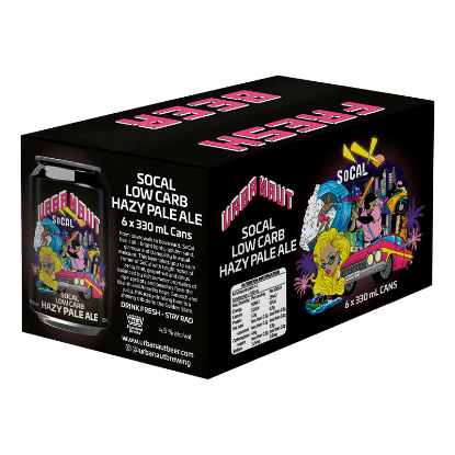 Picture of Urbanaut SoCal Low Carb Hazy Pale Ale Cans 6x330ml