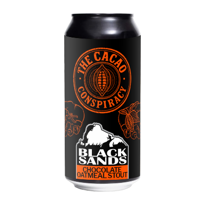 Picture of Black Sands The Cacao Conspiracy Chocolate Oatmeal Stout Can 440ml