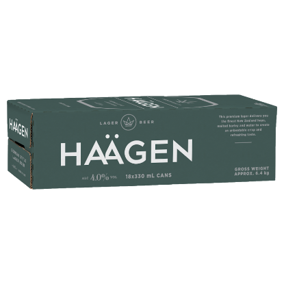 Picture of Haägen Lager Cans 18x330ml