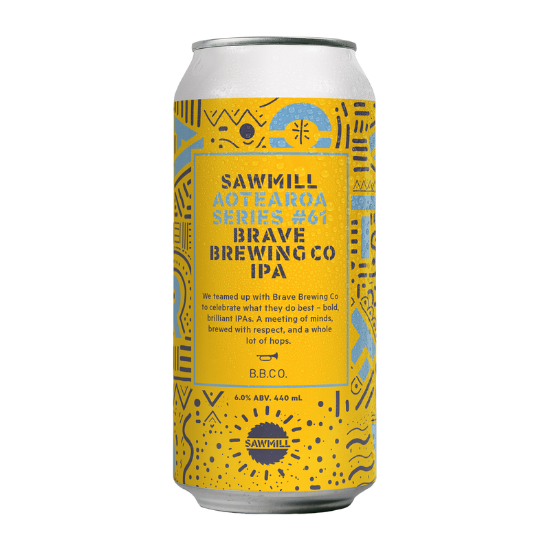 Picture of Sawmill Aotearoa Series #61 Brave Brewing Co IPA Can 440ml