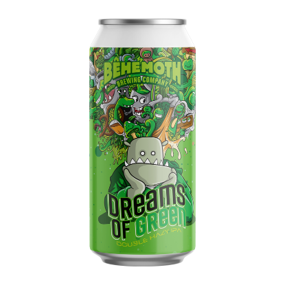 Picture of Behemoth Dreams of Green Double Hazy IPA Can 440ml