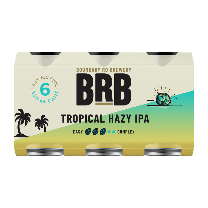 Picture of Boundary Road Brewery Tropical Hazy IPA Cans 6x330ml