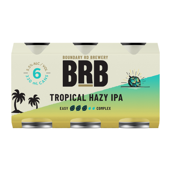 Picture of Boundary Road Brewery Tropical Hazy IPA Cans 6x330ml