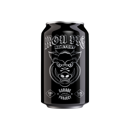 Picture of Garage Project Iron Pig NZ Stout Can 330ml