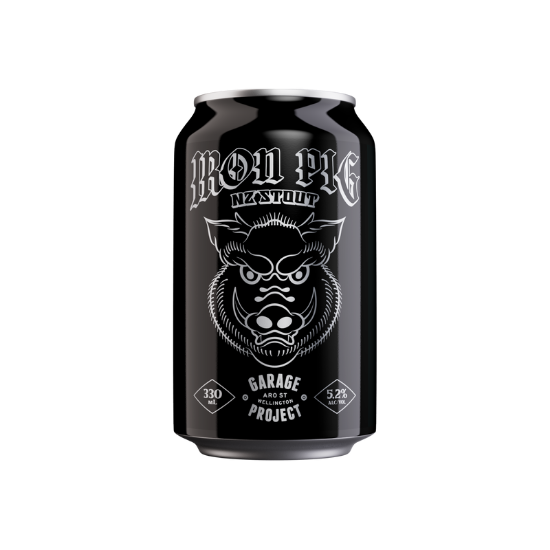 Picture of Garage Project Iron Pig NZ Stout Can 330ml