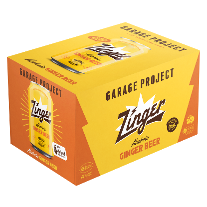 Picture of Garage Project Zinger Alcoholic Ginger Beer Cans 6x330ml