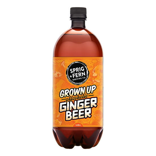 Picture of Sprig & Fern Grown Up Alcoholic Ginger Beer PET Bottle 1.25 Litre