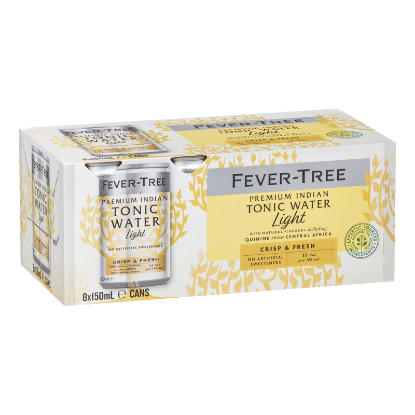 Picture of Fever-Tree Light Premium Indian Tonic Water Cans 8x150ml