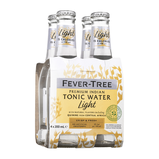 Picture of Fever-Tree Light Premium Indian Tonic Water Bottles 4x200ml