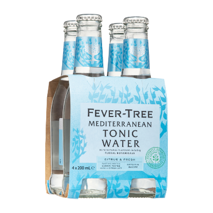 Picture of Fever-Tree Mediterranean Tonic Water Bottles 4x200ml