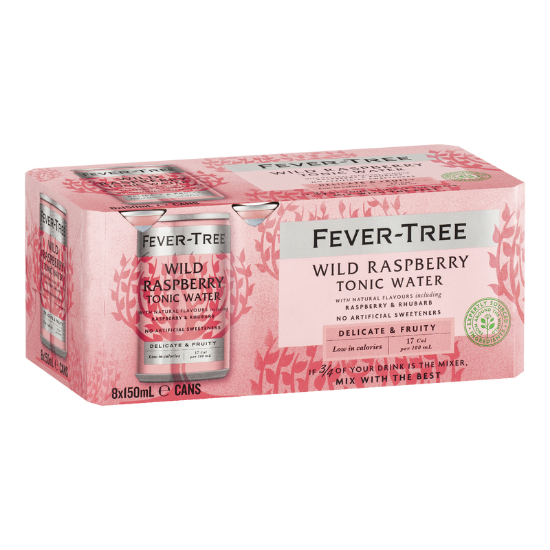 Picture of Fever-Tree Wild Raspberry Tonic Water Cans 8x150ml