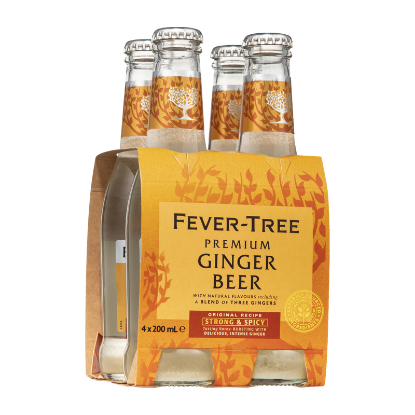 Picture of Fever-Tree Premium Ginger Beer Bottles 4x200ml