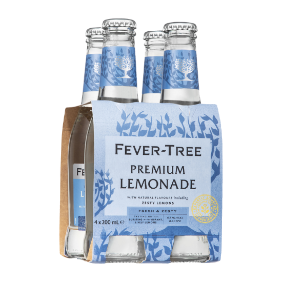 Picture of Fever-Tree Premium Lemonade Bottles 4x200ml
