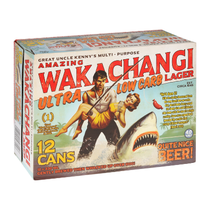 Picture of Wakachangi Ultra Low Carb Lager Cans 12x330ml