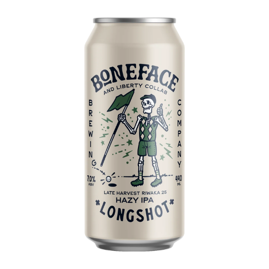 Picture of Boneface x Liberty Longshot Hazy IPA 25 Can 440ml