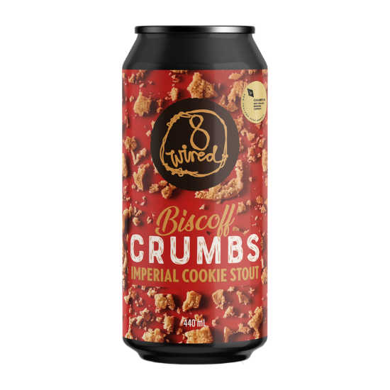 Picture of 8 Wired Biscoff Crumbs Imperial Cookie Stout Can 440ml