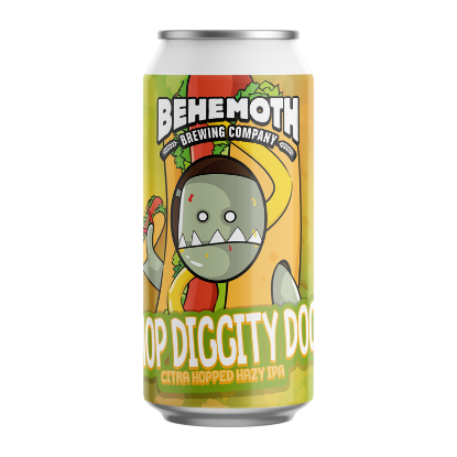 Picture of Behemoth Hop Diggity Dog Citra Hopped Hazy IPA Can 440ml