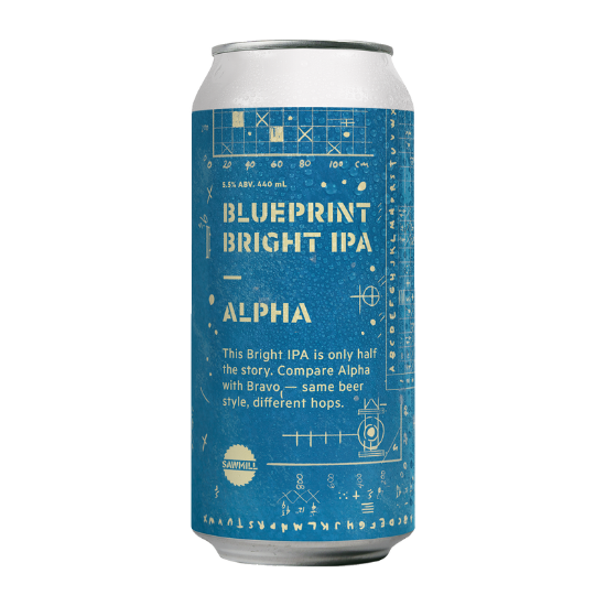 Picture of Sawmill Blueprint Bright IPA - Alpha Can 440ml