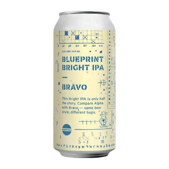 Picture of Sawmill Blueprint Bright IPA - Bravo Can 440ml