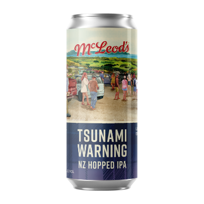 Picture of McLeod's Tsunami Warning NZ Hopped IPA Can 440ml