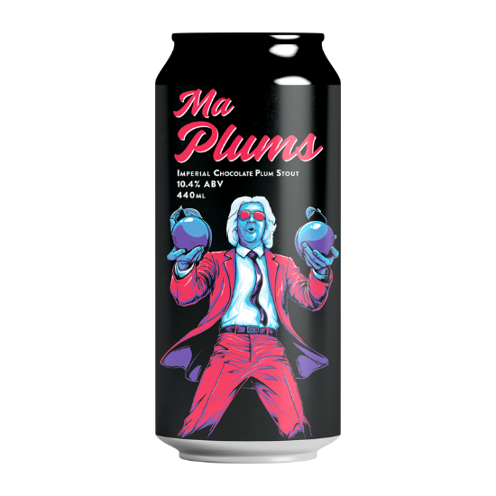 Picture of Double Vision Ma Plums Can 440ml