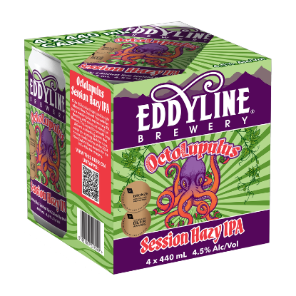 Picture of Eddyline Octolupulus Session Hazy IPA Cans 4x440ml