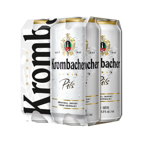 Picture of Krombacher Pils 4.8% Cans 4x500ml