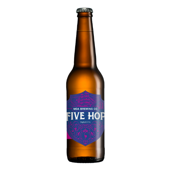 Picture of Moa Brewing Co Five Hop English IPA Bottle 500ml