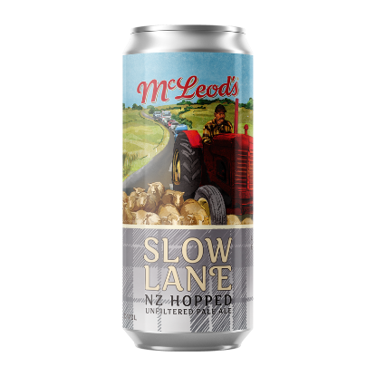 Picture of McLeod's Slow Lane NZ Hopped Unfiltered Pale Ale Can 440ml