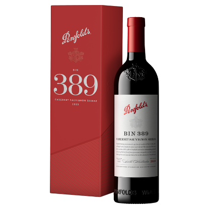 Picture of Penfolds Bin 389 Cabernet Sauvignon Shiraz 2023 Gift Box 750ml